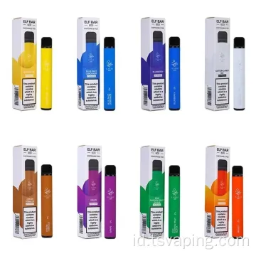 Stylish 600 Puffs 2ml Elf Bar Disposable Vape